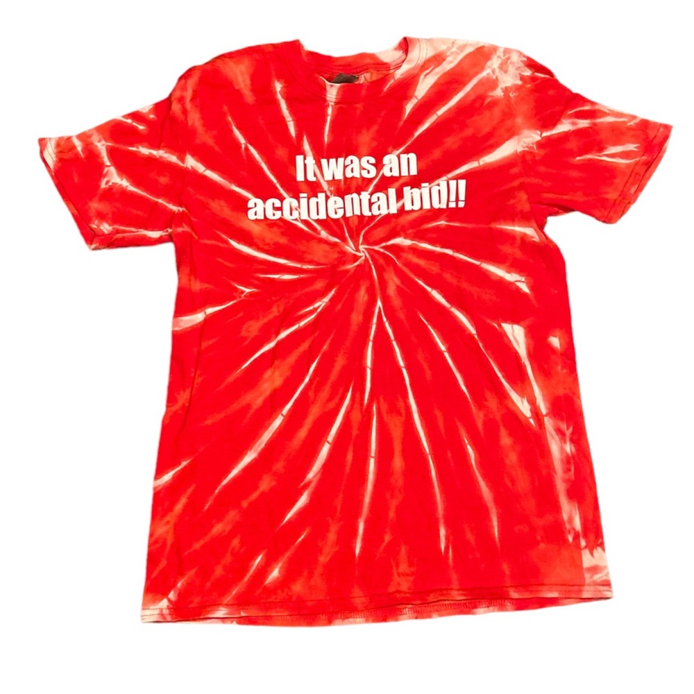 Accidental Bid Tye-Dyed Tee